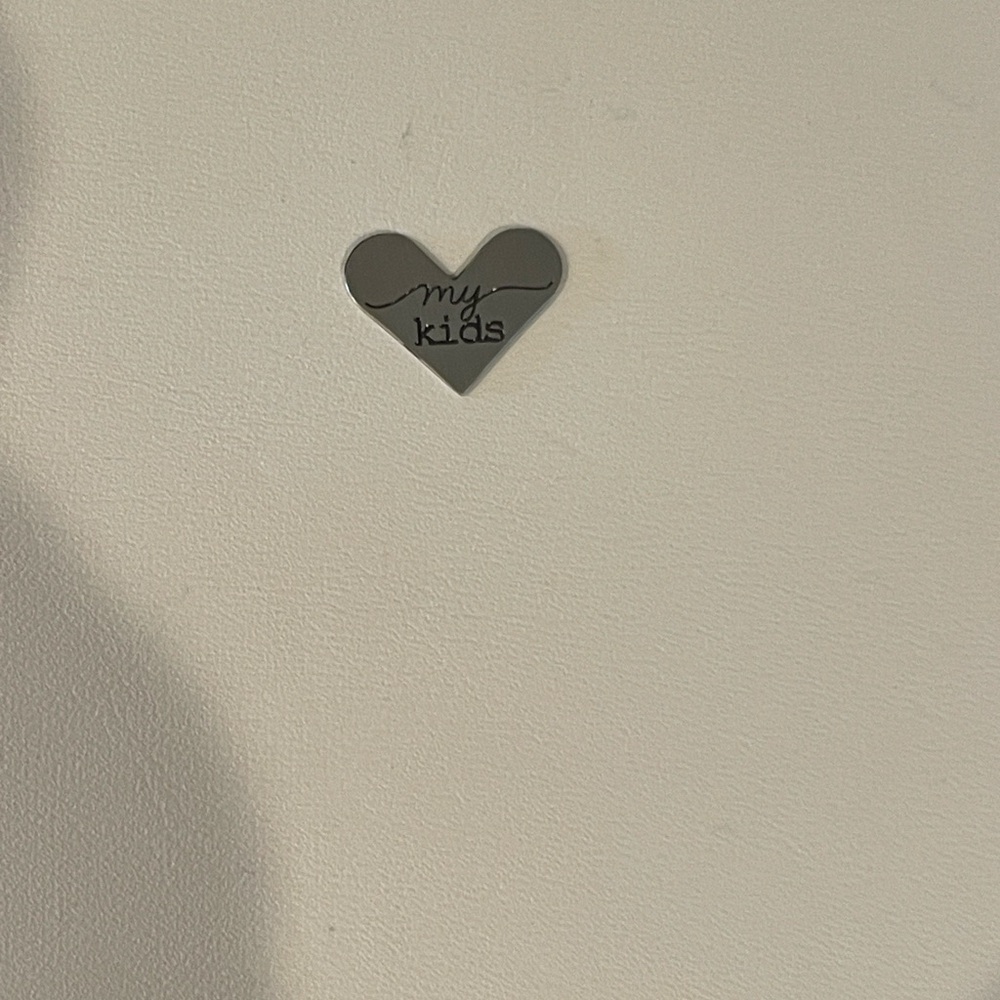 Origami Owl Heart Shaped Small Locket Plate